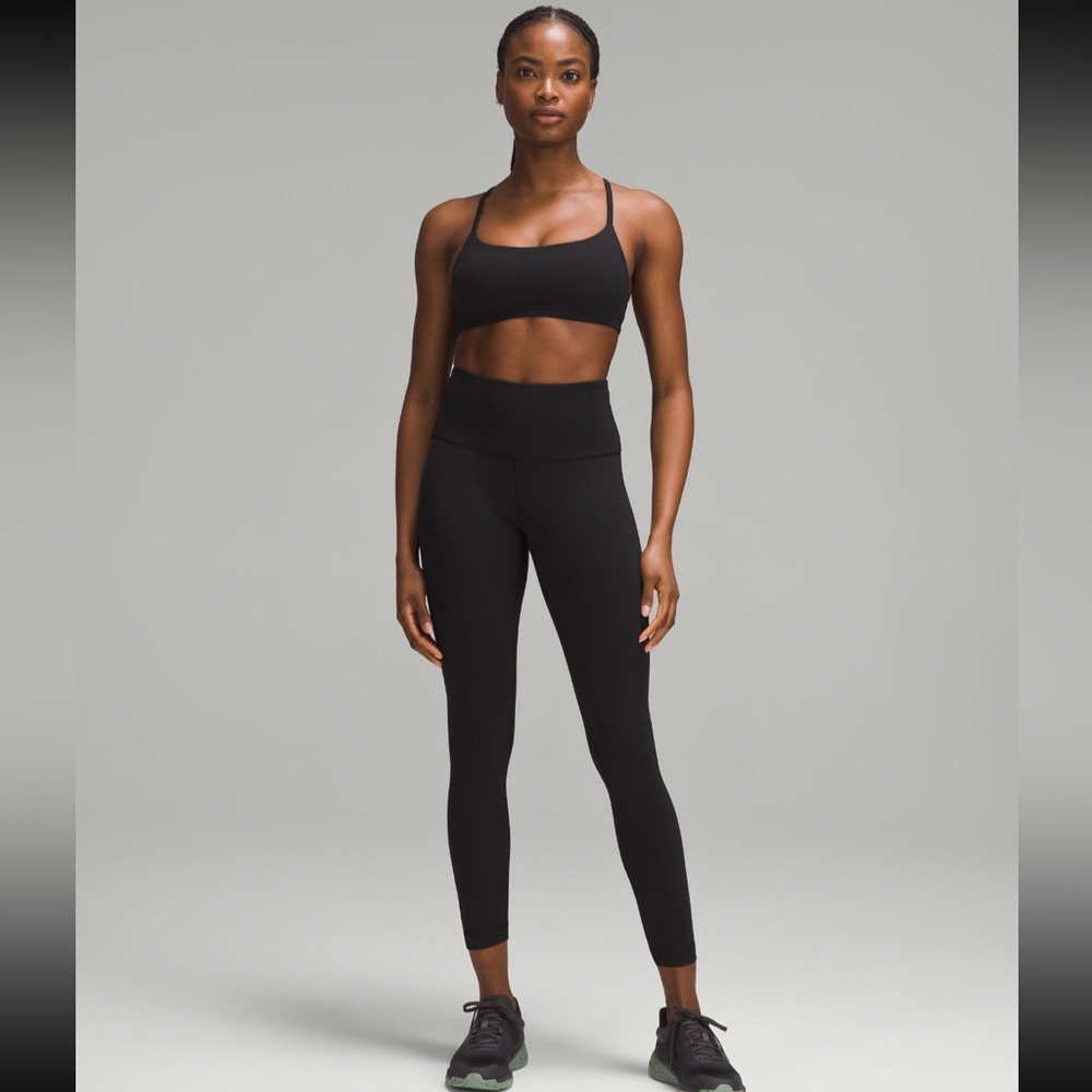 New with tags Lululemon Wunder Train High-Rise Ribbed
Tight 25", Black. Size 6. - Picture 4 of 15